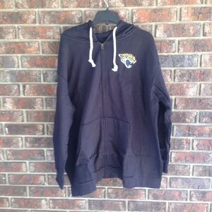 Jacksonville Jaguars Full Zip NFL Hoodie